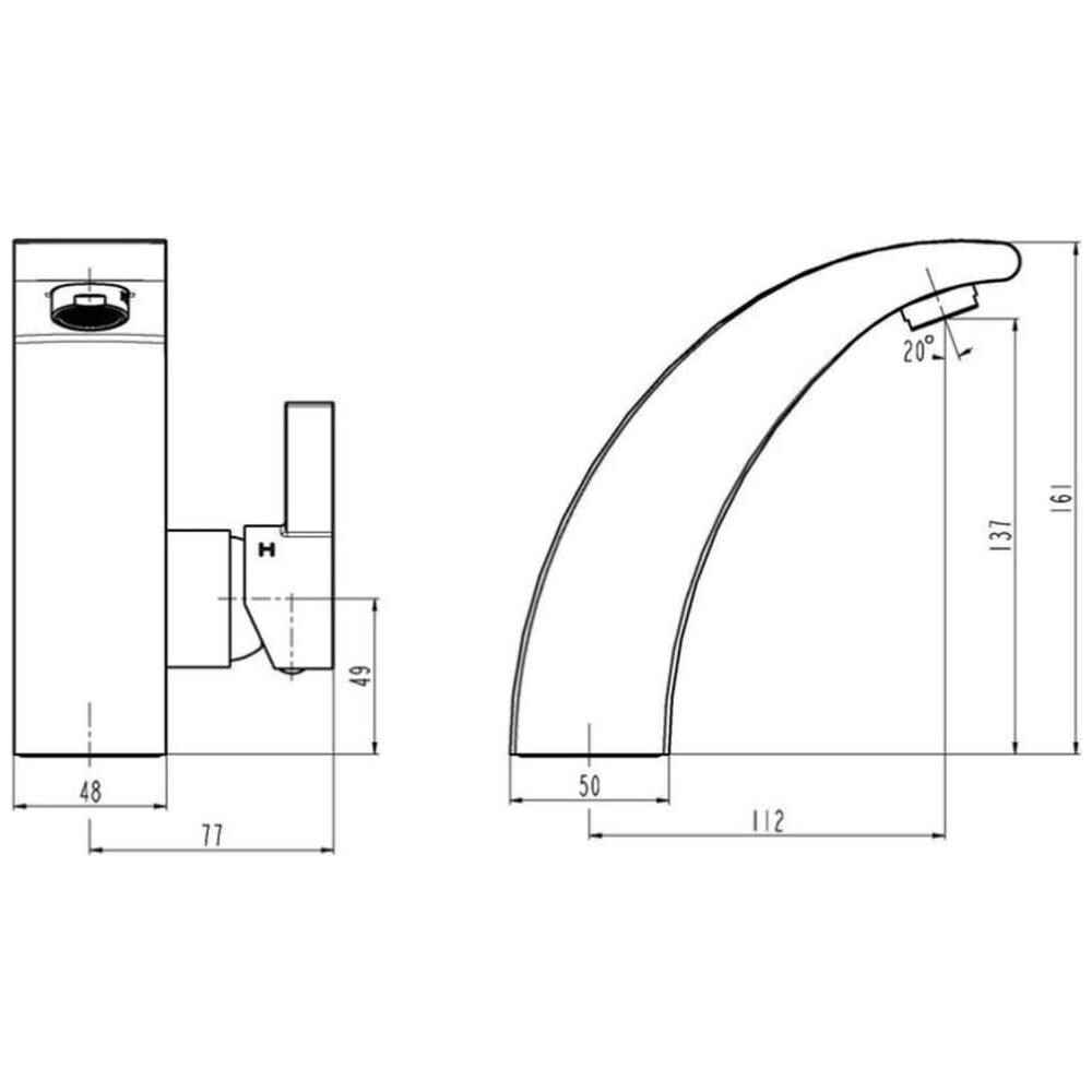 Miscelatore per Lavabo PANAMA Cromato - Foto 5