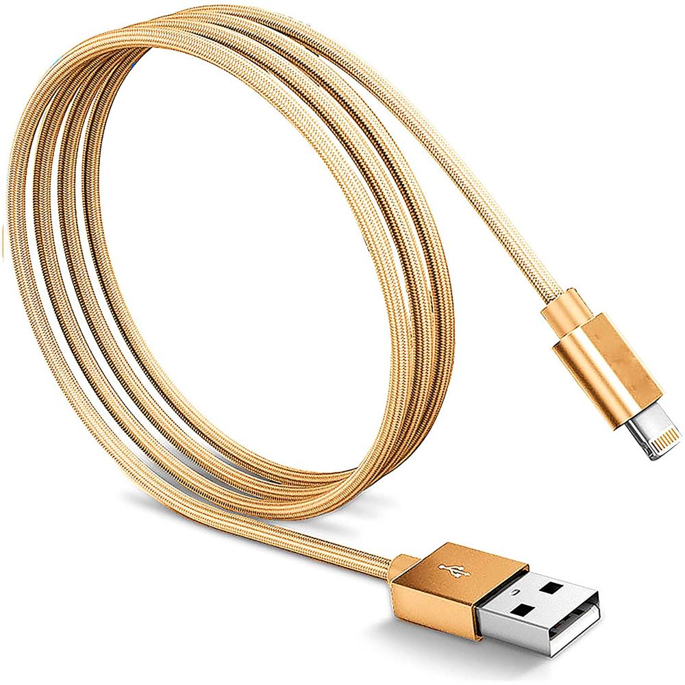 Blp0212.191 Cavo Usb A Lightning 1,2m Metallico Carica Rapida Cavo Di Alimentazione Ios - Foto 1