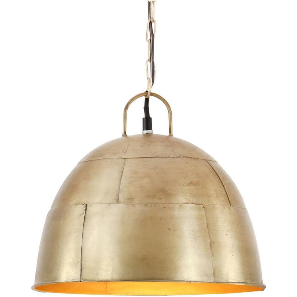 Lampada Industriale Vintage 25 W Ottone Rotonda 31 cm E27 - Foto 1