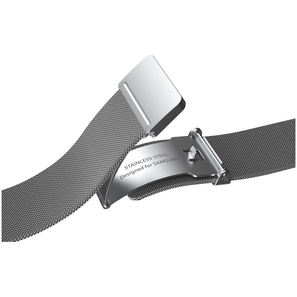 Cinturino Samsung Band Milanese Gp-tyr870saasw M L In Maglia Di Acciaio Inox Silver Per Galaxy Watch 4 - Foto 2