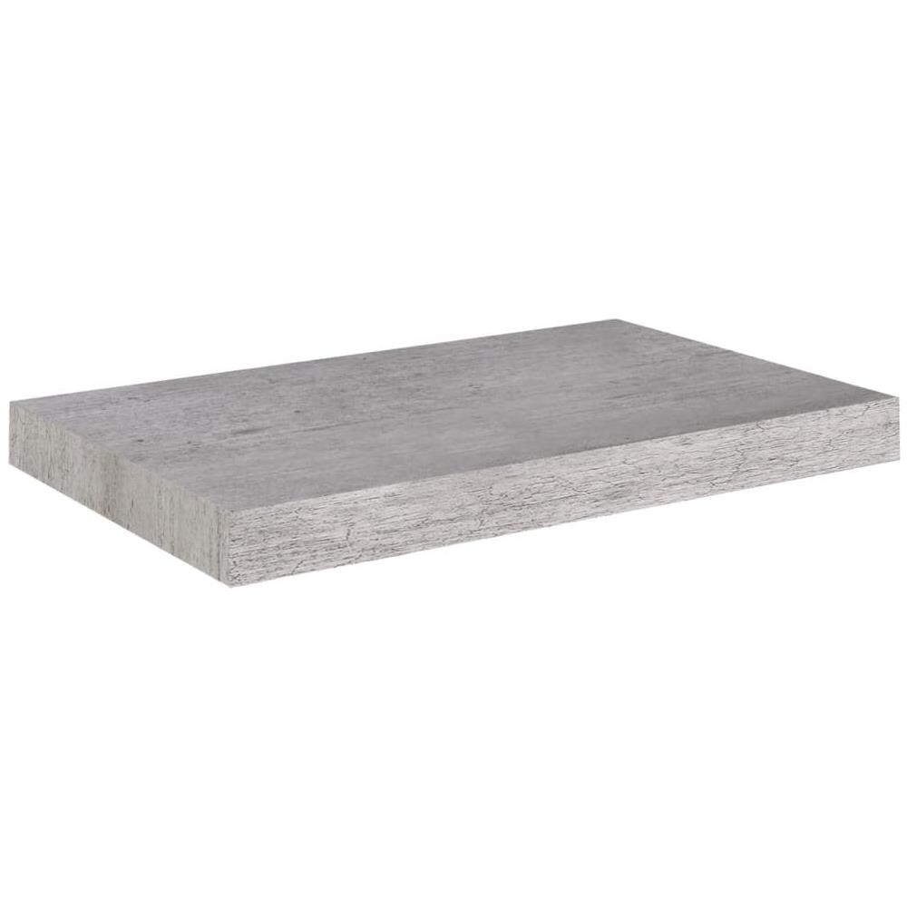 Scaffale A Parete Grigio Cemento 50x23x3,8 Cm In Mdf - Foto 2