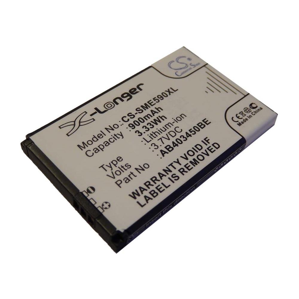 Batteria Sostituisce Samsung Ab403450ba, Ab403450bc, Ab403450be, Ab403450bec, Ab403450bu Per Smartphone Cellulare (900mah, 3,7v, Li-ion)  - Foto 2