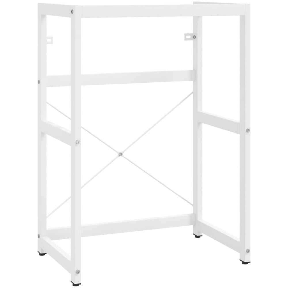 Telaio Per Lavabo Da Bagno Con Lavabo Integrato Bianco In Ferro - Foto 3