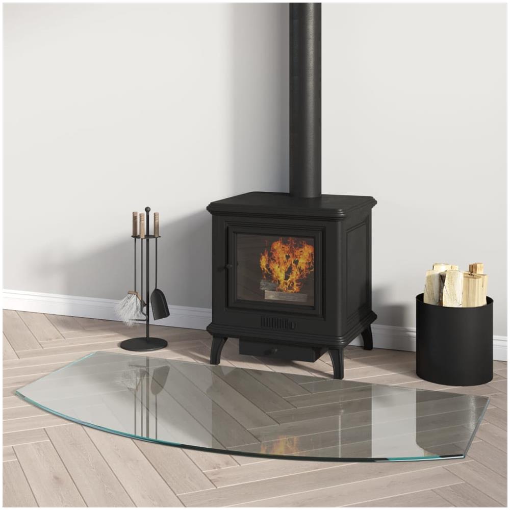 Lastra In Vetro Per Caminetto 100x50 Cm - Foto 1