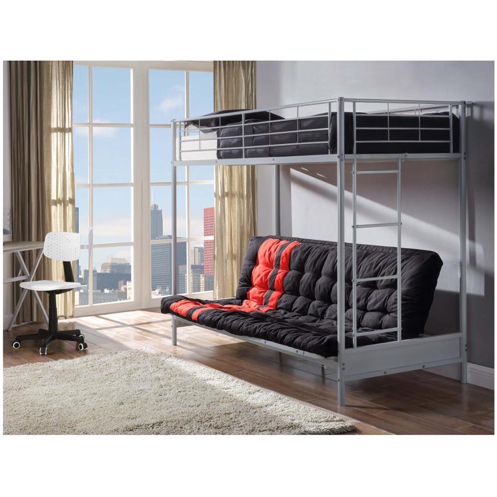 Vente-Unique Vente-unique - Letto 140 x 190/200 cm Con vani portaoggetti Bianco e Naturale + Rete - kinselia da 374,99 € - su