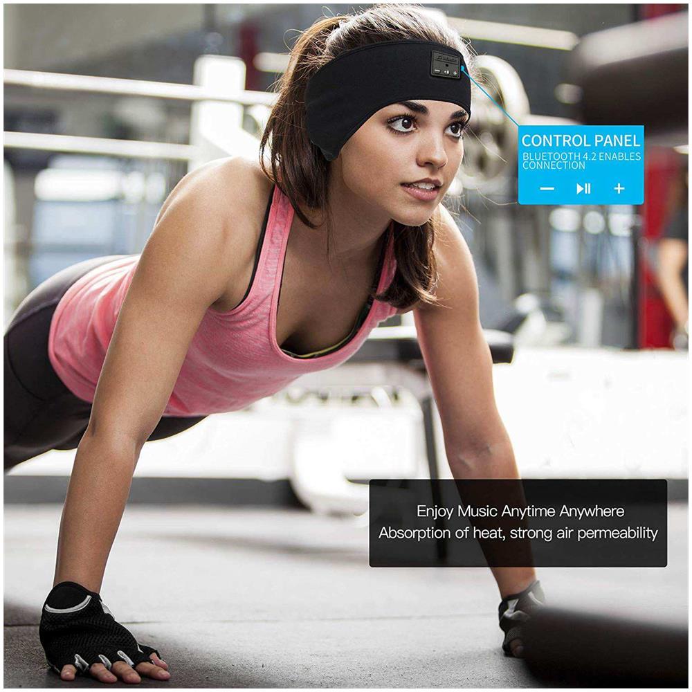 Maschera Per Gli Occhi Per Dormire Bluetooth Nero - Foto 2