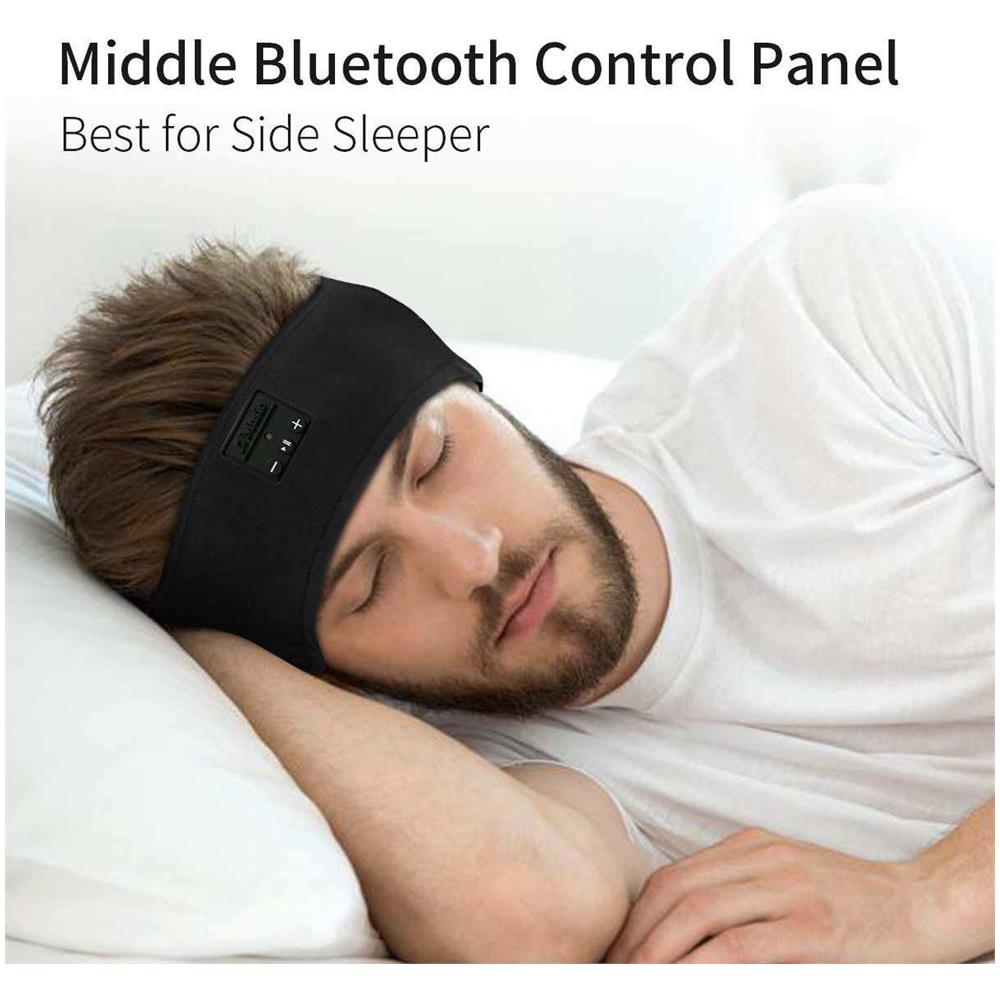Maschera Per Gli Occhi Per Dormire Bluetooth Nero - Foto 4