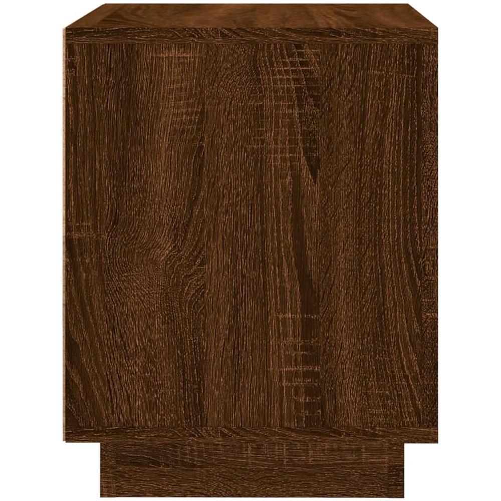 Comodini 2 Pz Rovere Marrone 44x35x45 Cm In Legno Multistrato - Foto 2