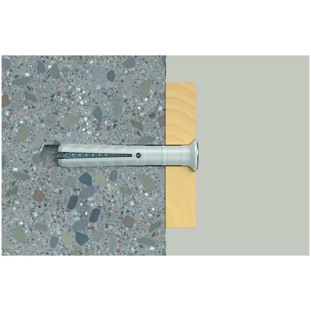 50346 ancoraggio a vite e tassello 50 pz Kit di viti e tasselli a muro 100 mm - Foto 2