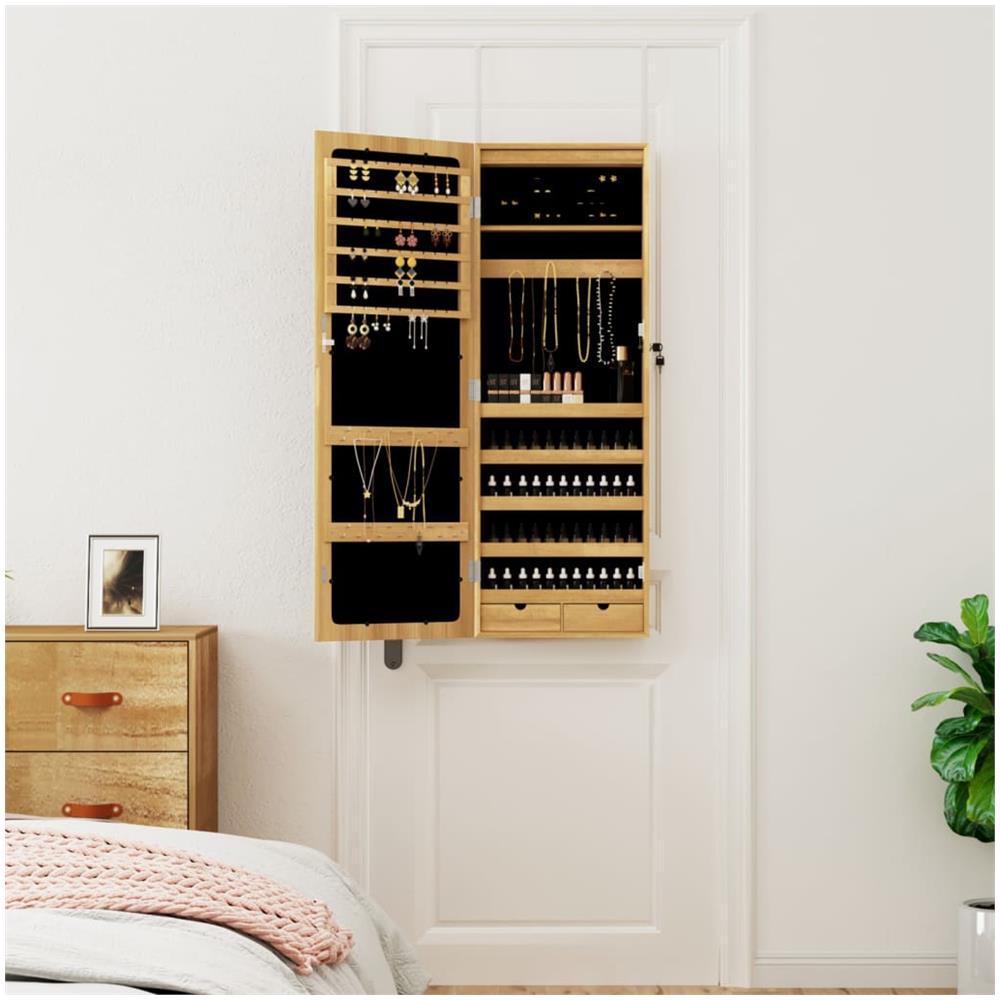 Armadio Portagioie A Specchio Con Luci Led A Parete - Foto 3