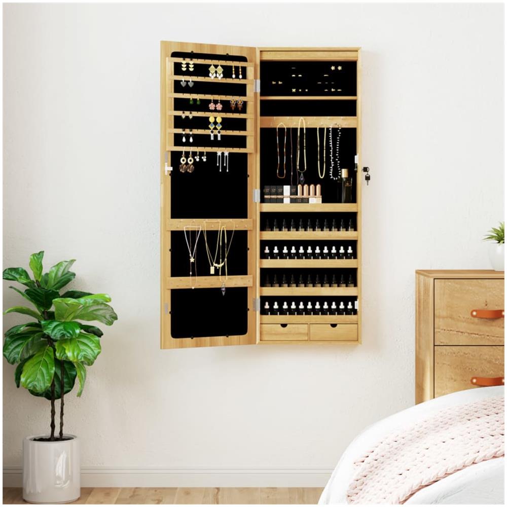 Armadio Portagioie A Specchio Con Luci Led A Parete - Foto 1