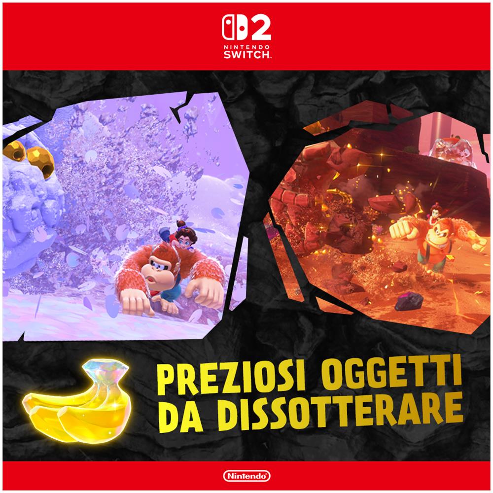 Donkey Kong Bananza Standard Tedesca, DUT, Inglese, ESP, Francese, ITA, Giapponese, Coreano, Russo Switch 2 - Foto 5