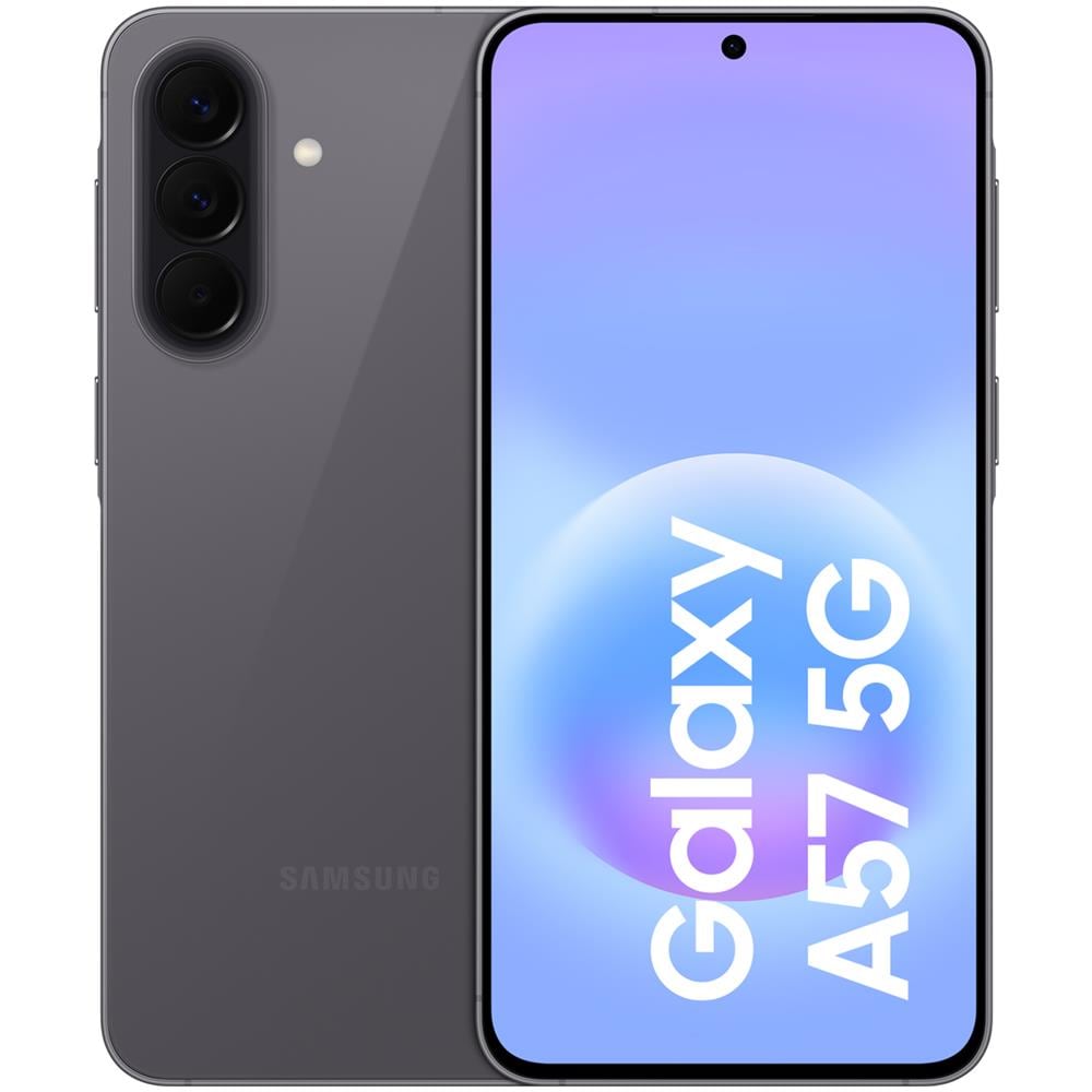 Galaxy A57 5G 256GB 8GB Ram Display 6,7" Super AMOLED 120Hz Full HD+ Camera 50+12+5MP Selfie 12MP Dual nanoSim (+eSim) Android 16 Exynos 1680 5000mAh Awesome Gray - Foto 1