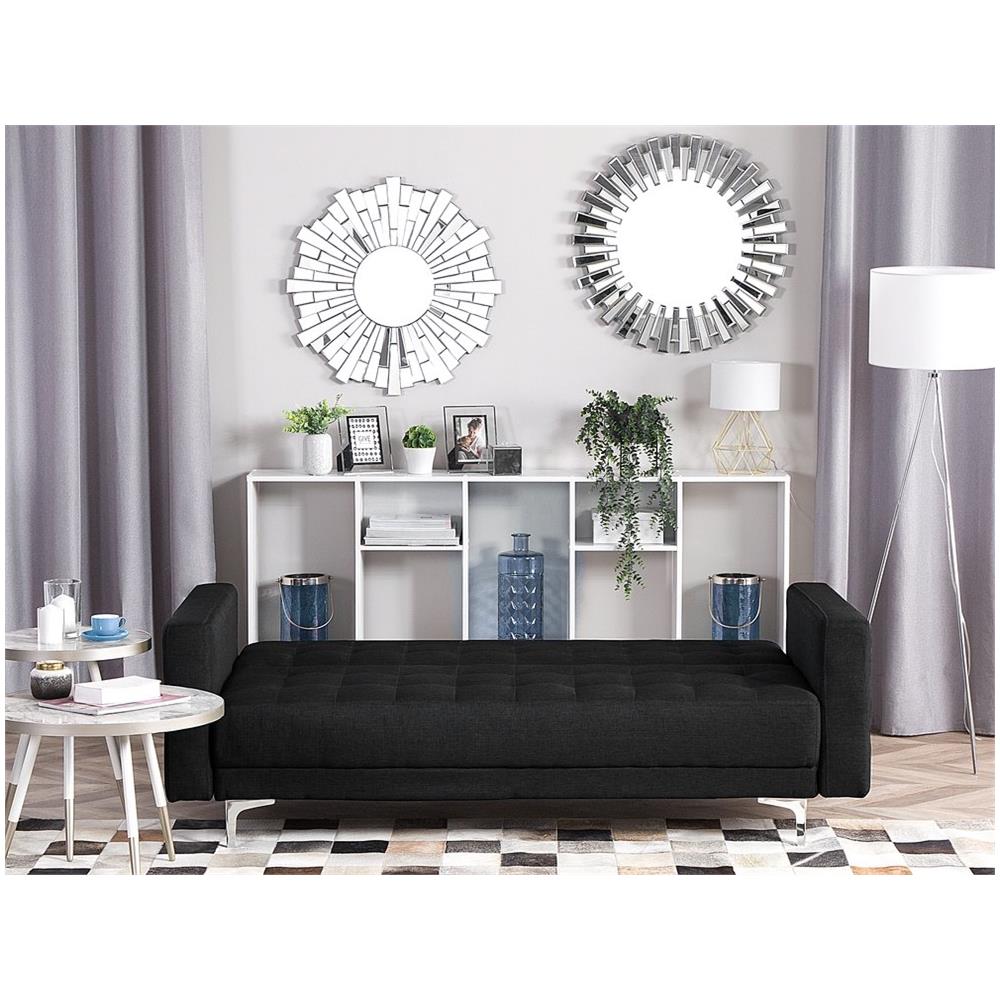 Divano Reclinabile A 3 Posti In Tessuto Grigio Grafite Aberdeen - Foto 2