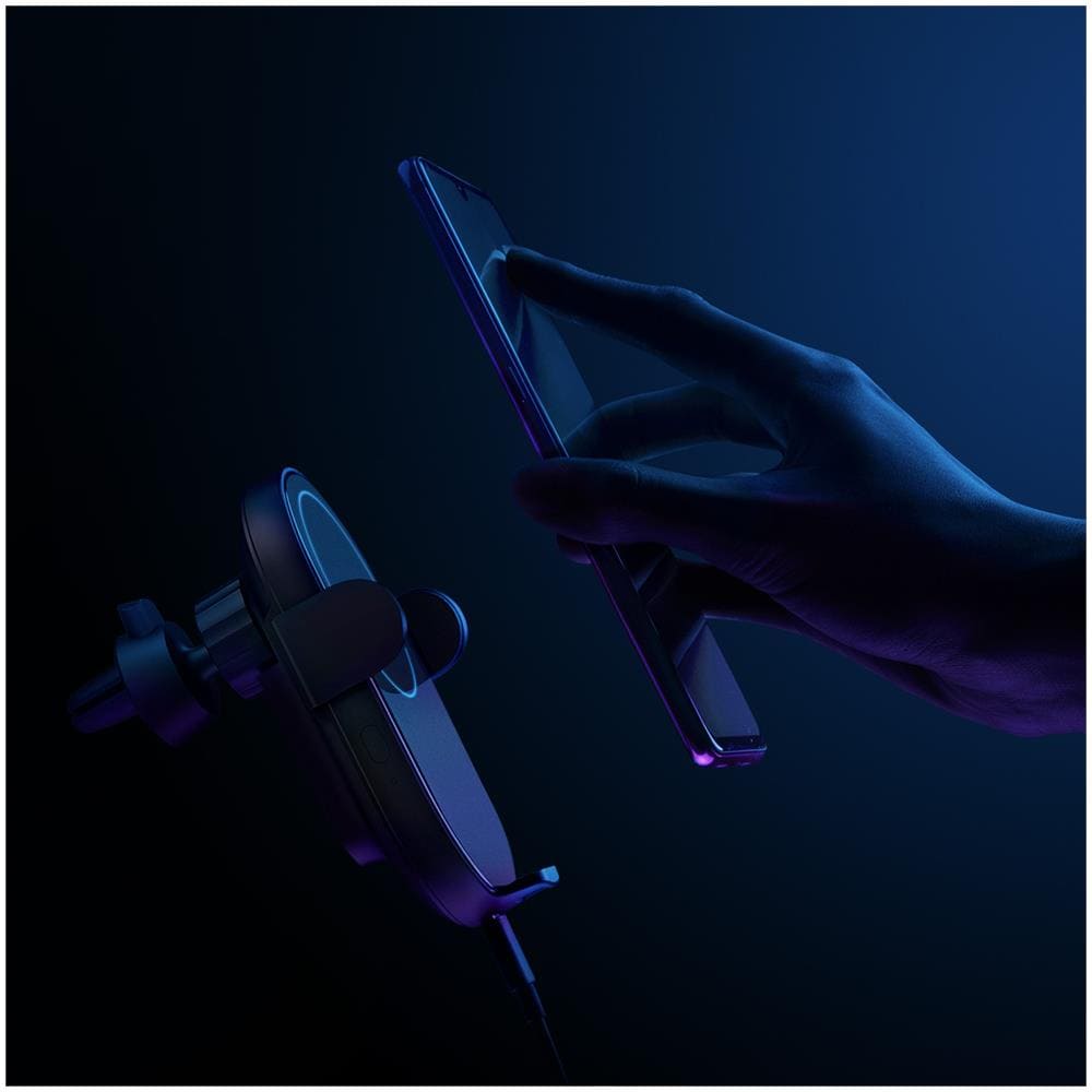 Mi Wcj02zm Caricabatterie Wireless Per Auto Qi 20w Con Sensore A Intelligente Supporto Rapido Per Telefono Per Auto - Foto 2