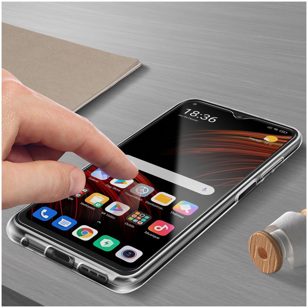 Cover Xiaomi Poco M3 Silicone + Vetro Temperato Bordi Neri - Foto 5