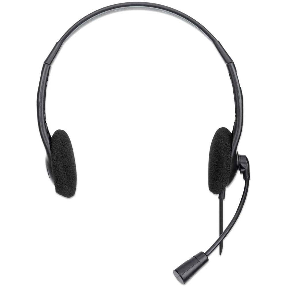 Stereo Usb Headset, Lightweight Over-ear Design, Adjustable Microphone, Usb-a Plug, Black - Headset - On-ear - Kabelgebunden - Usb-a - Foto 2