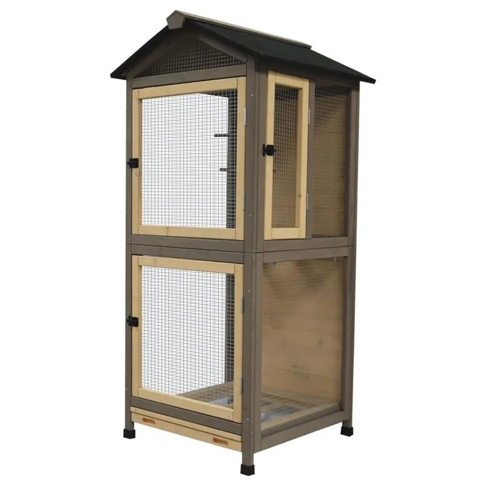 Duvoplus Voliera Citadel Country 70x70x151 cm in Legno - Foto 1