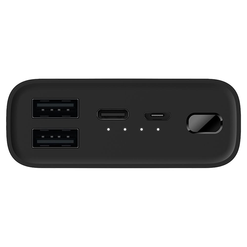 Power Bank 3 Ultra Compact Universale con 3 Porte USB Tipo A/C Capacità Batteria 10000 mAh Colore Nero  - Foto 2