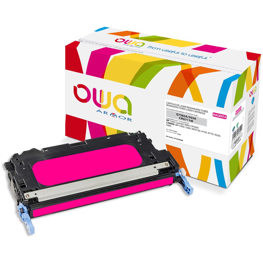K12254OW, Magenta, Laser, HP, Color LaserJet 3800, Scatola - Foto 3