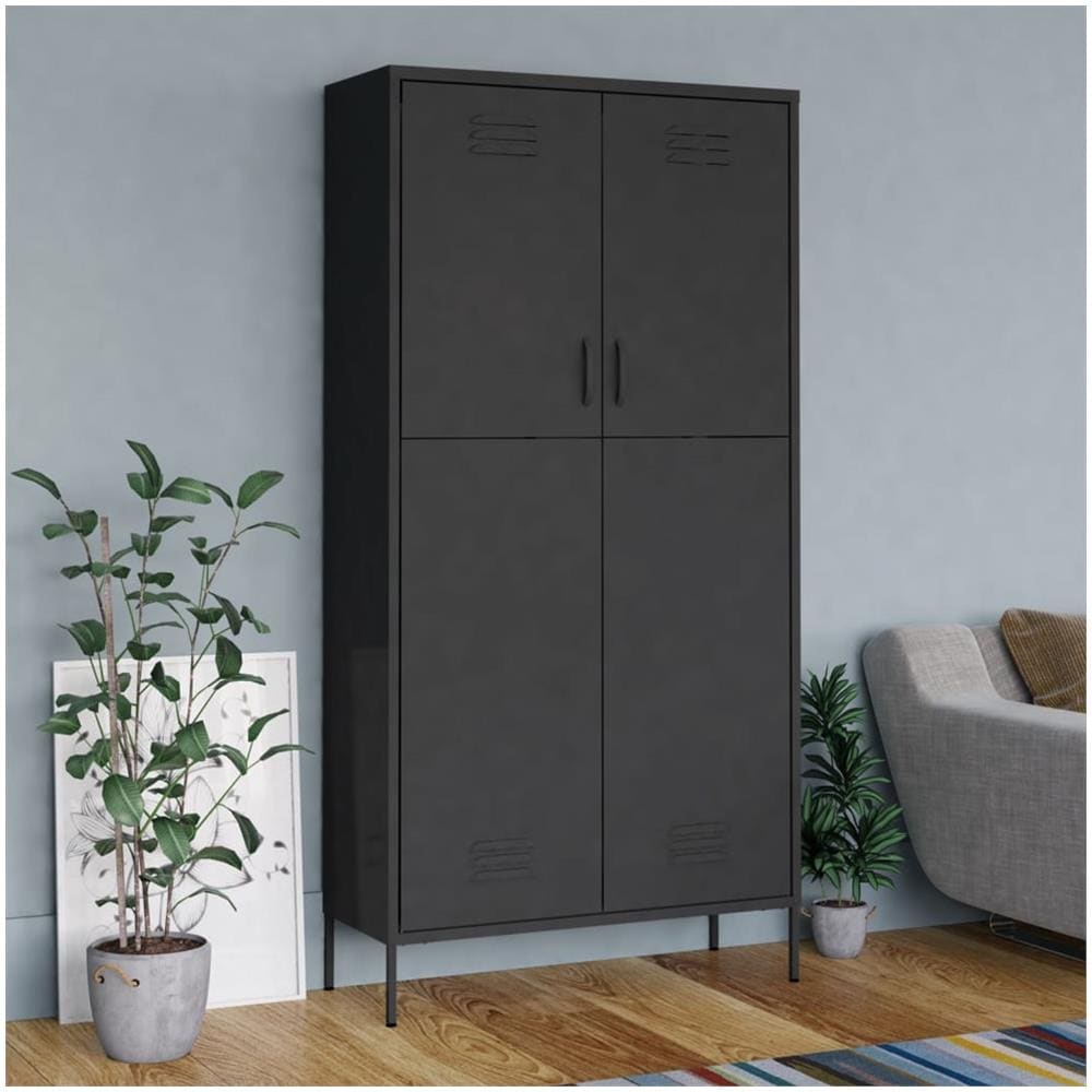 Armadio Antracite 90x50x180 cm in Acciaio - Foto 1