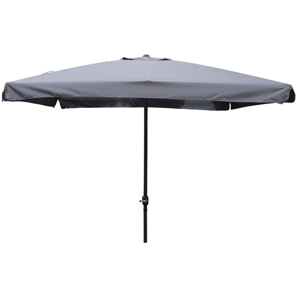 Palerme Ombrellone Quadrato 2,95 X 2,95 M Grigio - Foto 1