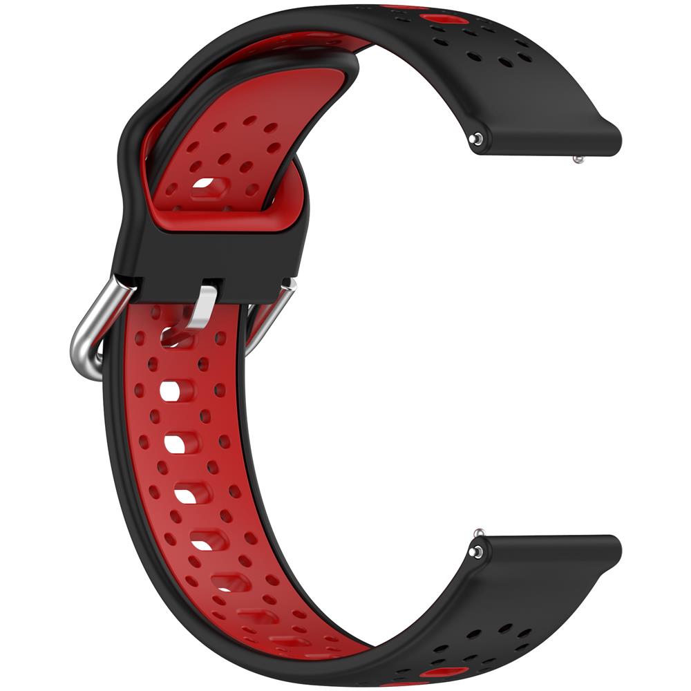 Braccialetto In Silicone 20 Mm Per Samsung / Huawei / Garmin Red - Foto 2