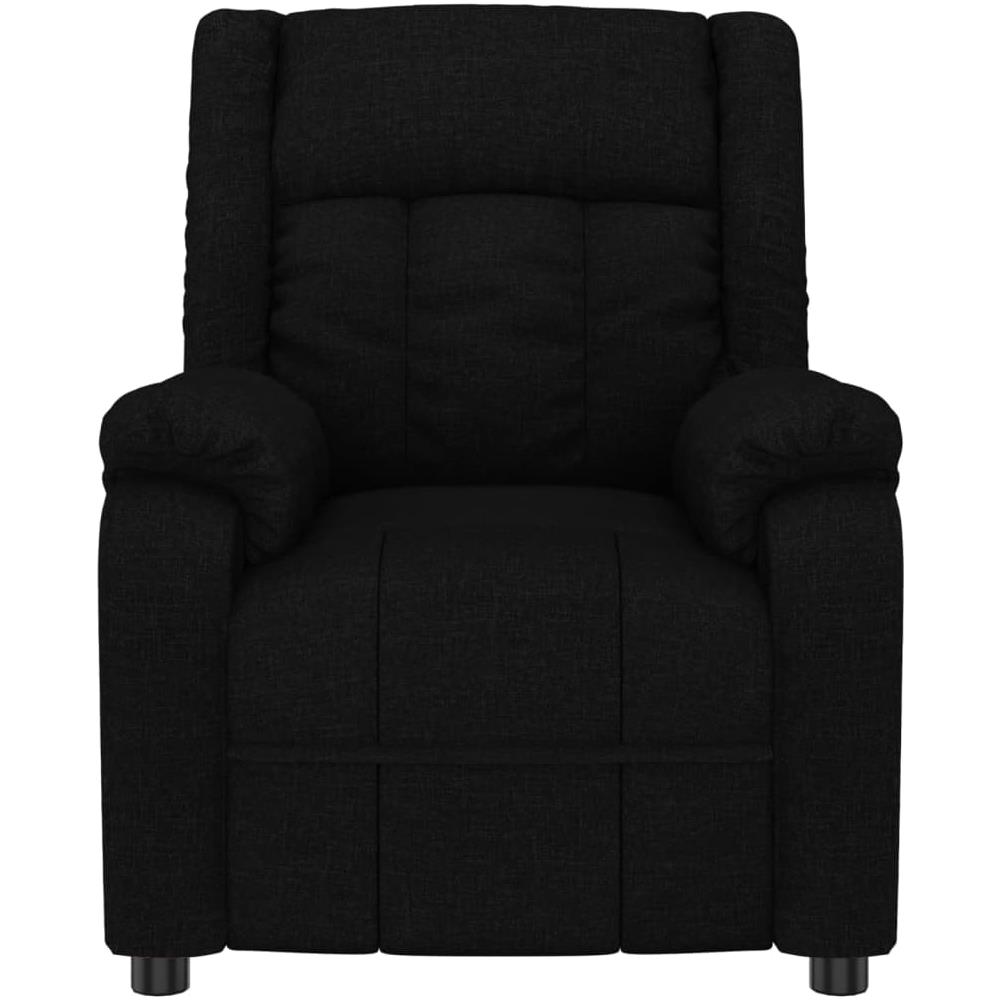 Poltrona Reclinabile In Tessuto Nero - Foto 3