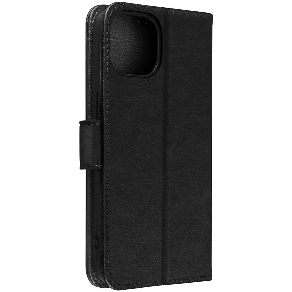 Custodia Per Iphone 15 Copertina Portacarte Funzione Supporto Nera - Foto 1