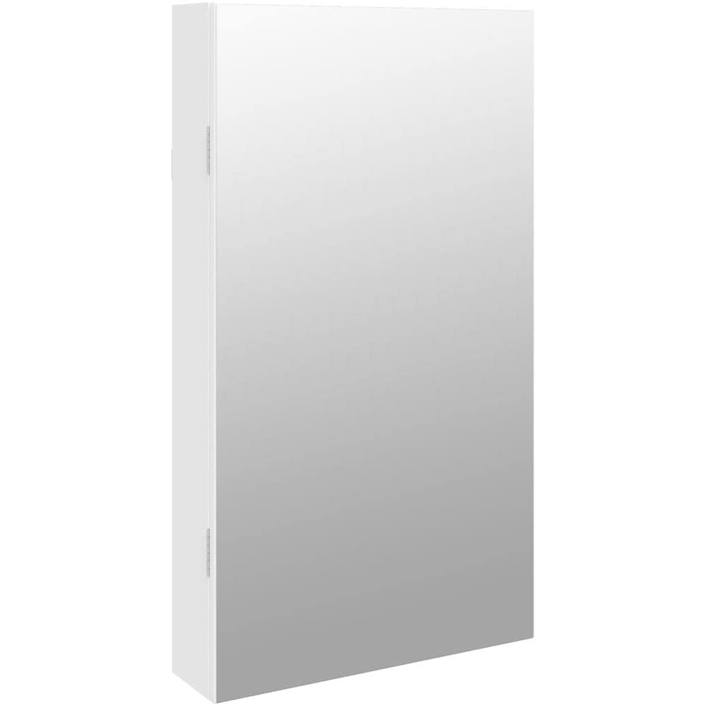 Armadio Portagioie A Specchio Con Luci Led A Parete Bianco - Foto 2