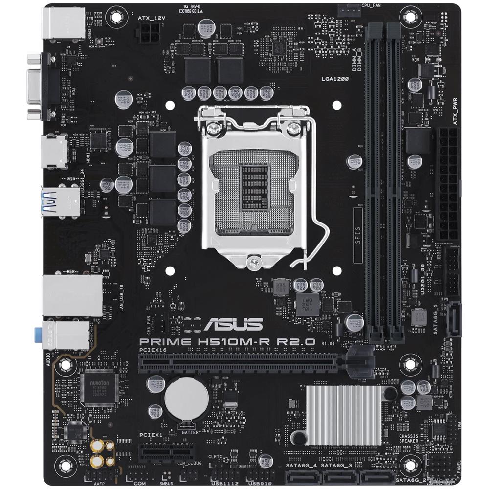 Scheda Madre Prime H510M-R Socket Intel LGA 1200 Chipset H510 Micro-ATX - Foto 2