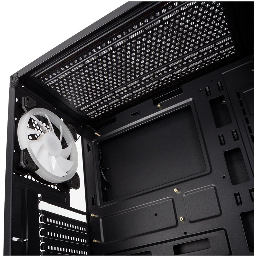 Case Observatory RGB Midi-Tower E-ATX / ATX / Micro-ATX / Mini-ITX 1 Porte USB 3.0 Colore Nero (Finestrato) - Foto 9