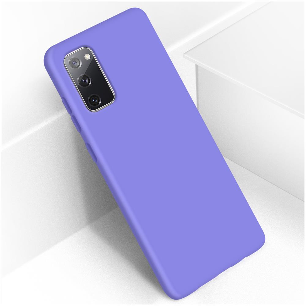 Cover Silicone Samsung Galaxy S20 Fe Semi-rigida Opaca Soft Touch Viola - Foto 2