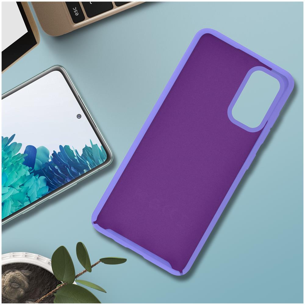 Cover Silicone Samsung Galaxy S20 Fe Semi-rigida Opaca Soft Touch Viola - Foto 5