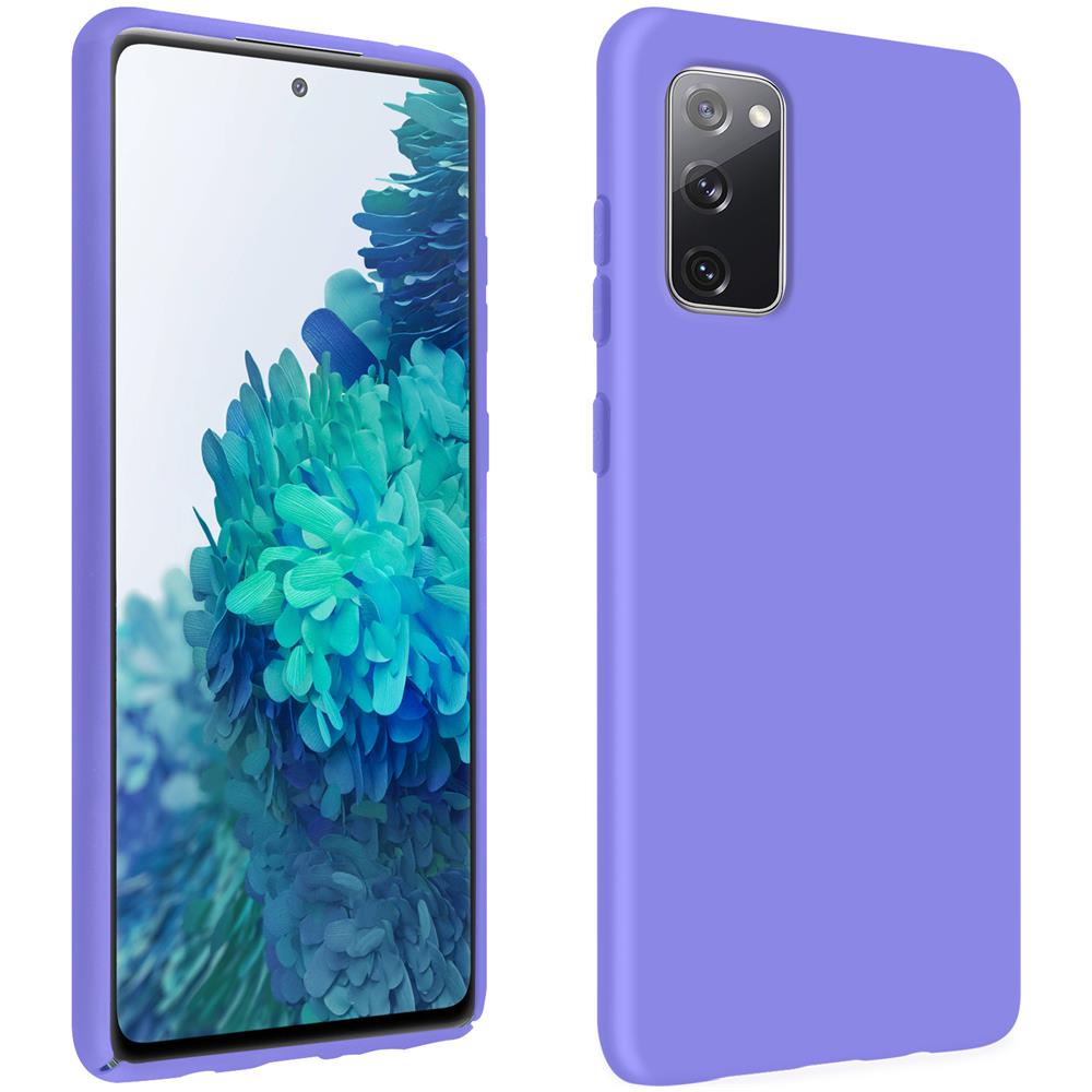 Cover Silicone Samsung Galaxy S20 Fe Semi-rigida Opaca Soft Touch Viola - Foto 1