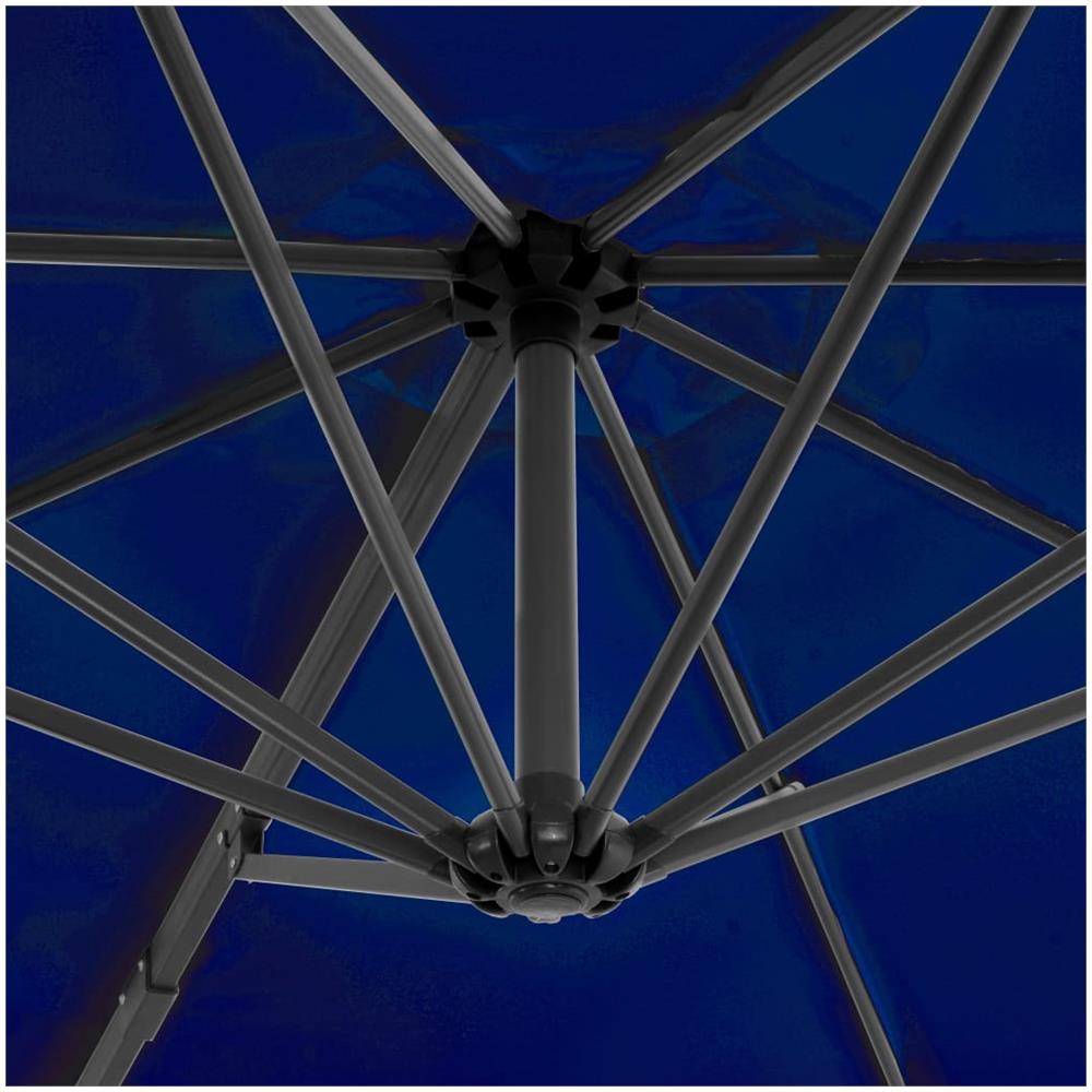 Ombrellone A Sbalzo Con Palo In Alluminio Azzurro 300 Cm - Foto 2