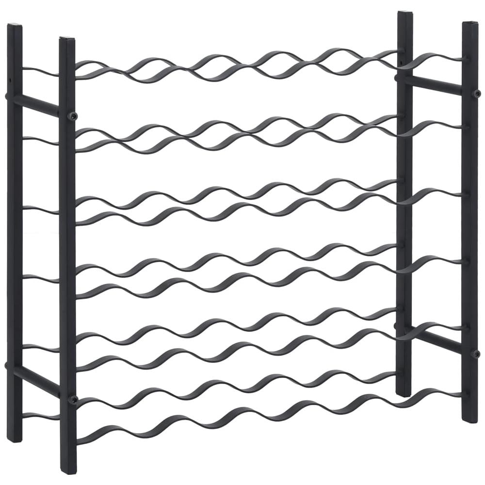 Portavini Da 36 Bottiglie Nero In Ferro - Foto 2