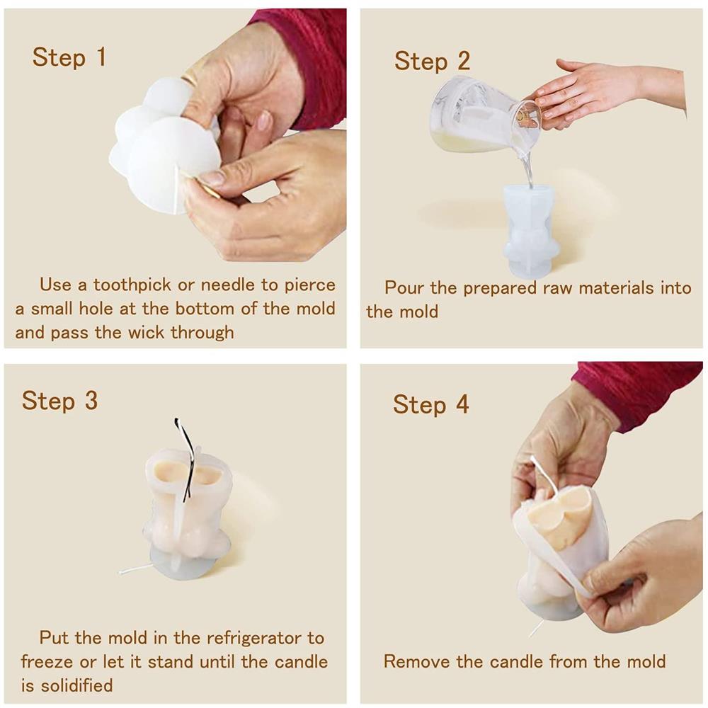 Stampo In Silicone / Stampo Leggero 3d Corpo Femminile 10 Cm - Foto 6