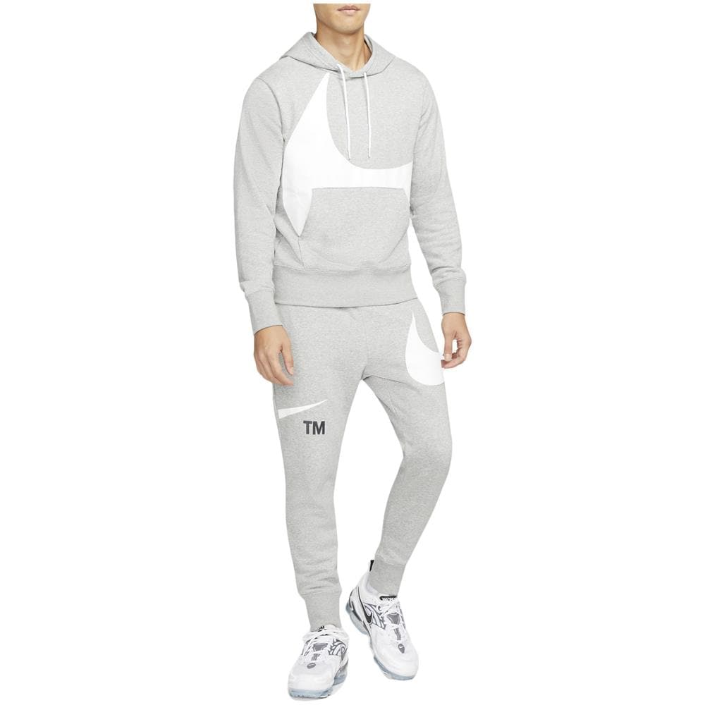 Felpa Da Uomo Con Cappuccio Swoosh Grigia Taglia L Cod Dh1027-063 - Foto 6