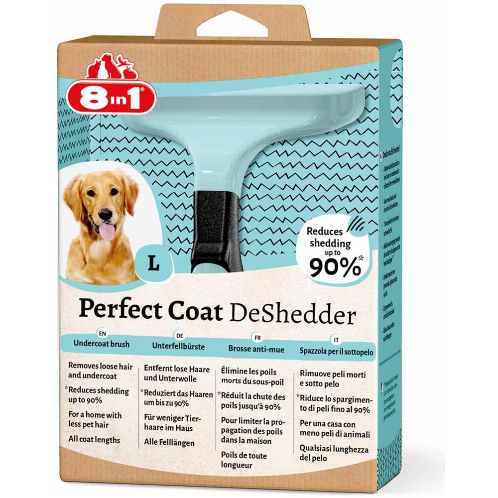 Spazzola Perfect Coat Con Manico Ergonomico Per Cani Grandi - Foto 1