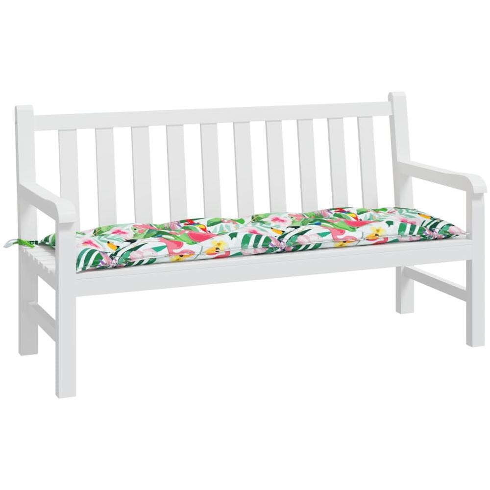 Cuscino Per Panca Multicolore 150x50x7 Cm Tessuto - Foto 5