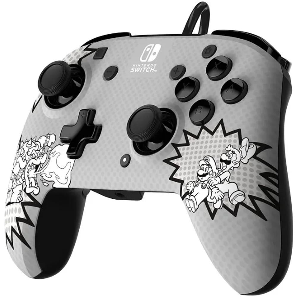 Pdp Rematch: Comic Attack Nero, Grigio, Bianco Usb Gamepad Analogico /digitale Nintendo Switch, Nintendo Switch Oled - Foto 9