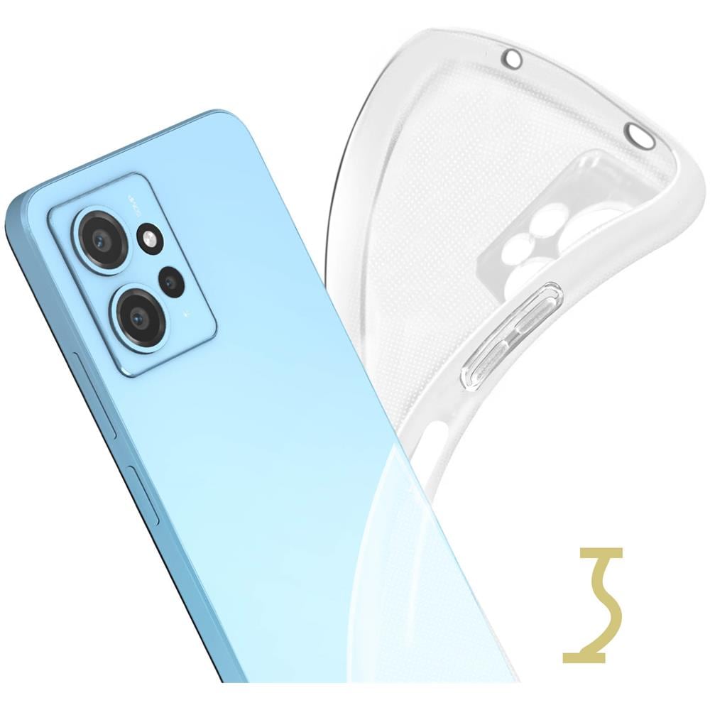 Cover Per Xiaomi Redmi Note 12 4g Silicone Flessibile Leggera Trasparente - Foto 2
