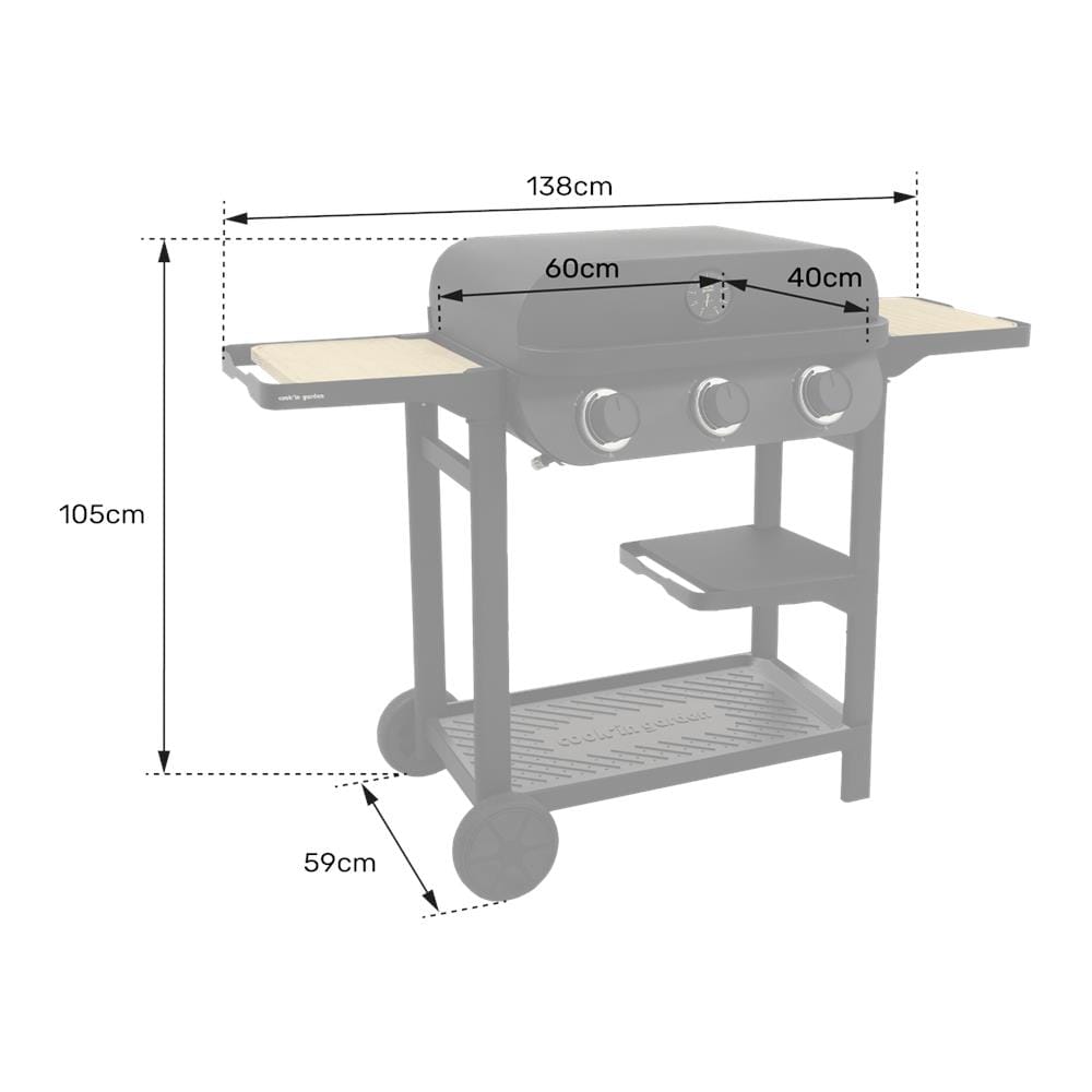 AM083T barbecue per l'aperto e bistecchiera - Foto 4