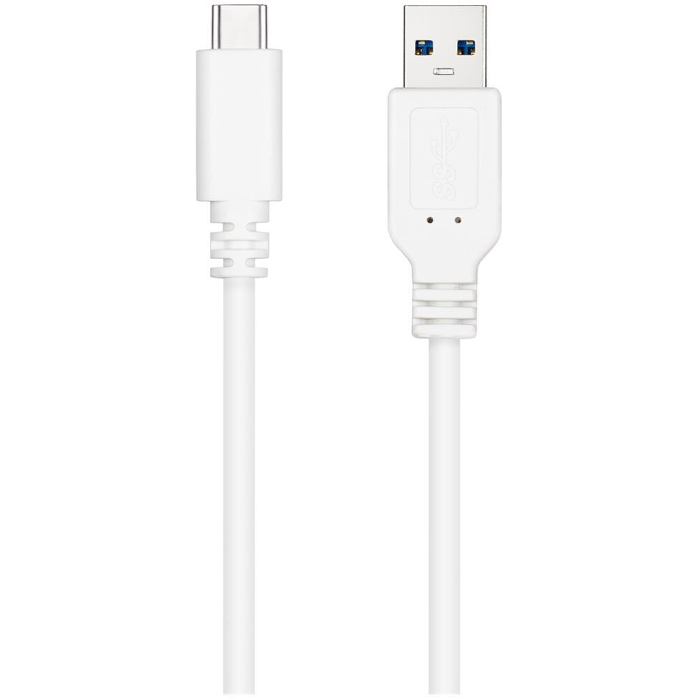 10.01.4000-W cavo USB 0,5 m USB 3.2 Gen 2 (3.1 Gen 2) USB C USB A Bianco - Foto 2