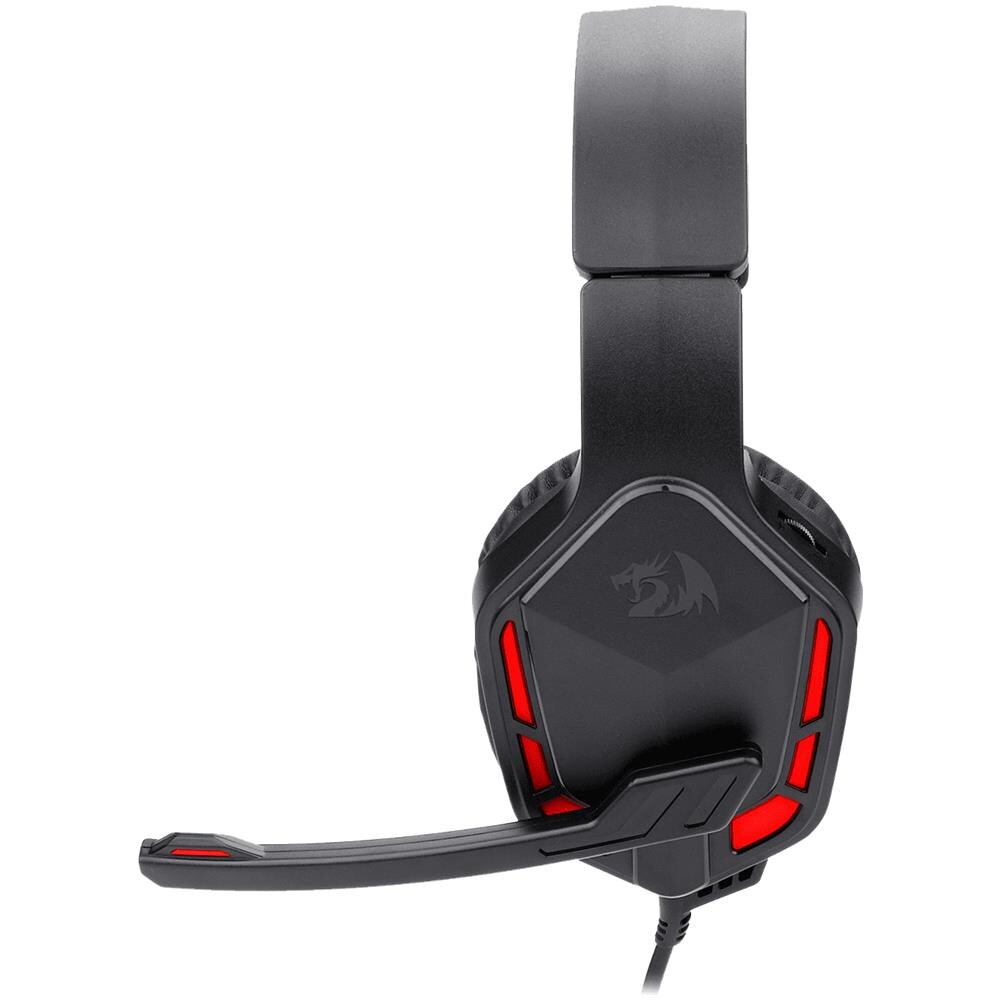 H220-LED cuffia e auricolare Cablato A Padiglione Giocare USB tipo A Nero, Rosso - Foto 2