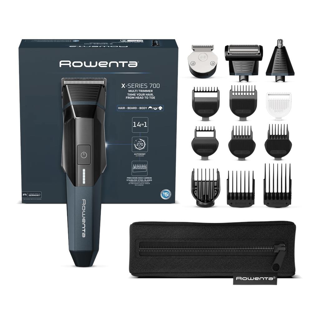 X Series 700 Regolabarba Multifunzione 14-in-1 da Uomo, Lame Autoaffilanti in Acciaio Inox ad Alto Tenore di Carbonio, TN9650 - Foto 1