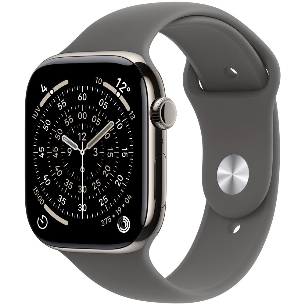 Watch Series 11 GPS + Cellular 46mm Cassa Titanio con Band Grigio Pietra - S /M - Foto 1