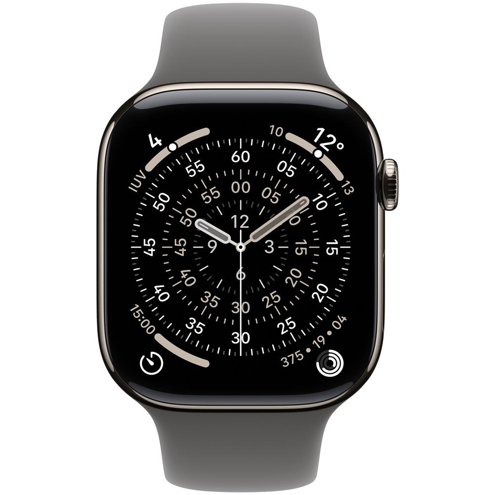 Watch Series 11 GPS + Cellular 46mm Cassa Titanio con Band Grigio Pietra - S /M - Foto 2