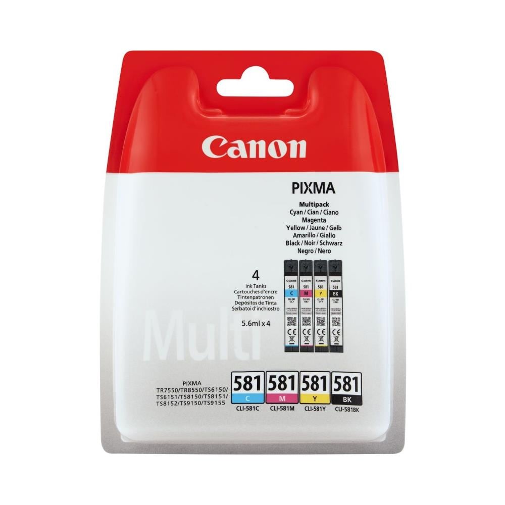 Ink Cli-581 C / M / Y / Bk Multi Pack Blistered W Security - Foto 1